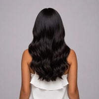 Clip In Extensions Echthaar 40 cm 1B