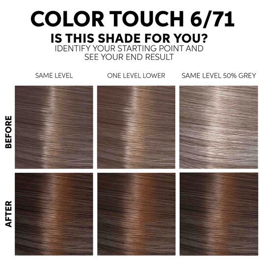 Color Touch Fresh-up-Kit 6/71 Dunkelblond Marron Asch