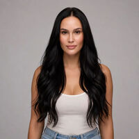 Clip In Extensions Echthaar 55 cm 1