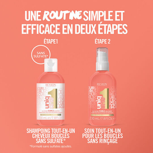All-in-One-Shampoo f&uuml;r lockiges Haar Uniq One Curls