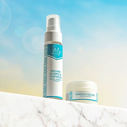 Parf&uuml;miertes K&ouml;rper- und Haarspray