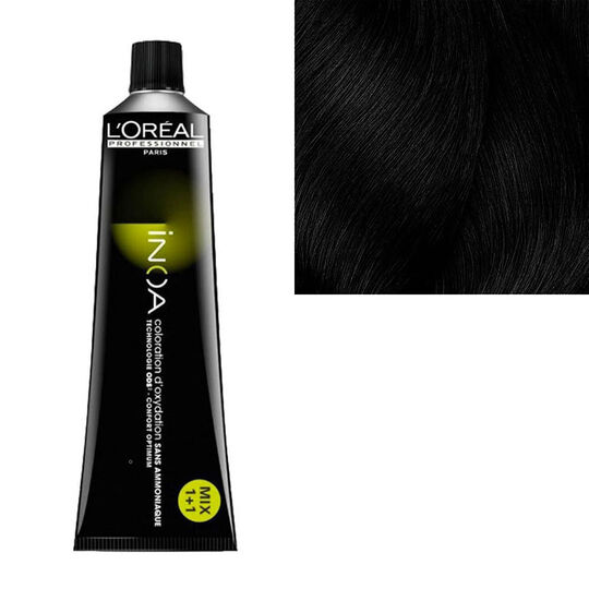 Inoa Haarfarbe ohne Ammoniak 1 Schwarz