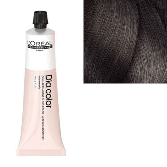 T&ouml;nung Haarfarbe Dia Color 4.12 Asch-Irisierendes Kastanienbraun