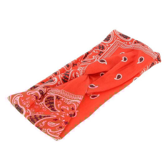 Stirnband im Bandana-Stil Rot