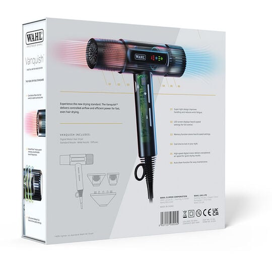 Haartrockner Vanquish Schwarz