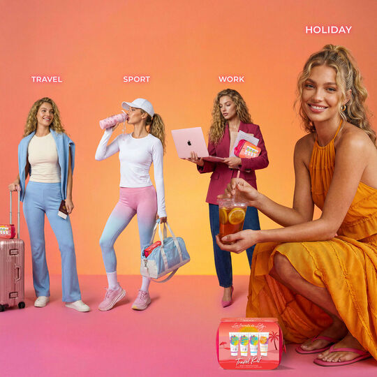 Reiseset f&uuml;r gewelltes Haar