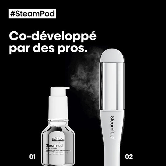 Professionelle 3-in-1-Gl&auml;ttungsbehandlung SteamPod