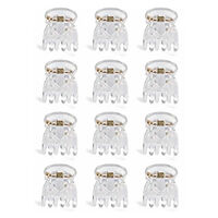 Mini-Krokodilklemmen transparent 1 cm