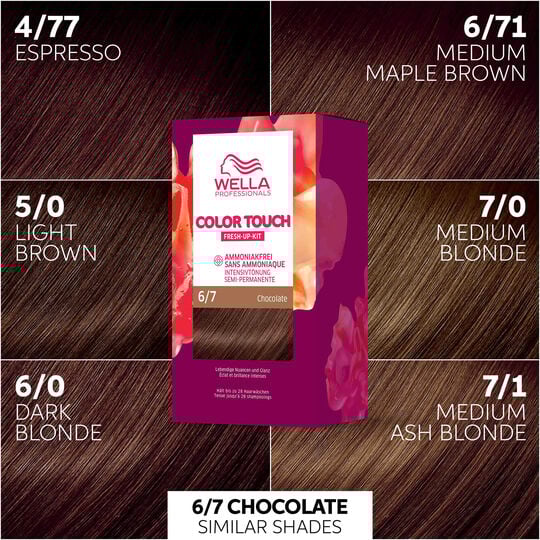 Color Touch Fresh-up-Kit 6/7 Dunkelblond Marron