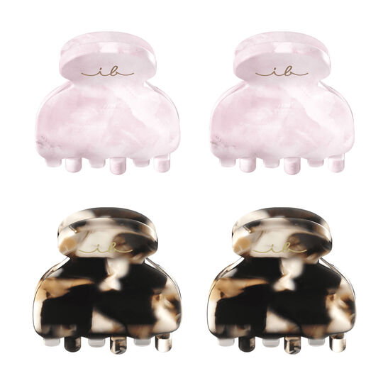 4 kleine Clipstar-Haarklammern