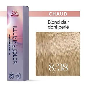 Illumina Color 8/38 Hellblond Gold Perl&eacute;
