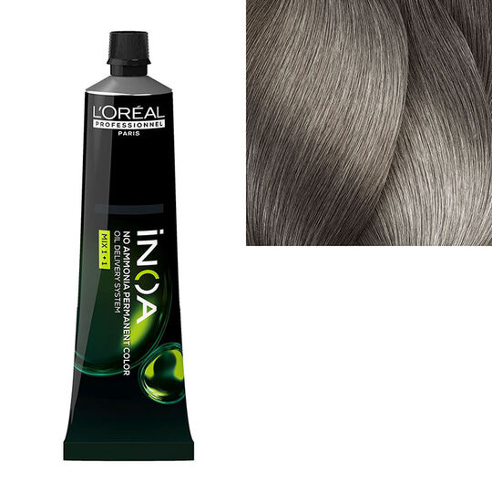 Ammoniakfreie Haarfarbe Inoa 8.1 Hellblond Asch