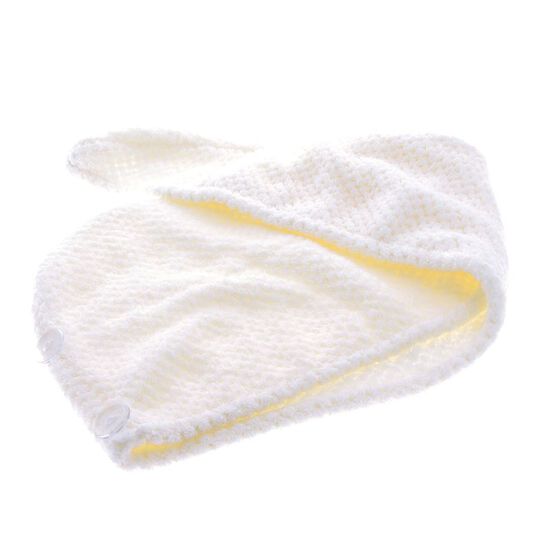 Mikrofaserhandtuch cremewei&szlig;