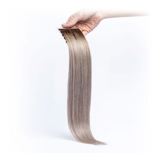 Tape In Extensions Invisible Echthaar 40cm Silber/4