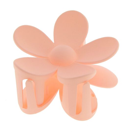 Krokodilklemme mit Blume Rosa