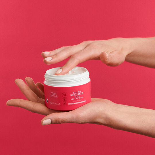 Maske f&uuml;r feines bis normales coloriertes Haar Invigo Color Brilliance
