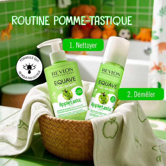 Equave Kids Shampoo & Sp&uuml;lung im Set f&uuml;r Kinder applestastic