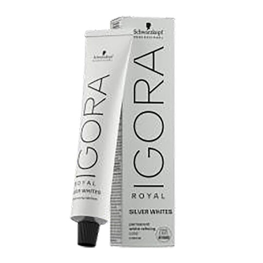 Haarfarbe f&uuml;r wei&szlig;es und graues Haar Igora Royal Silver White Silber