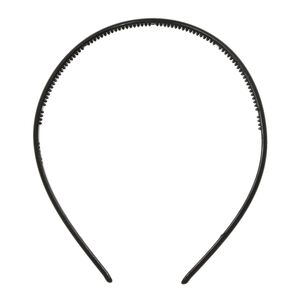 Schmales schwarzes Stirnband