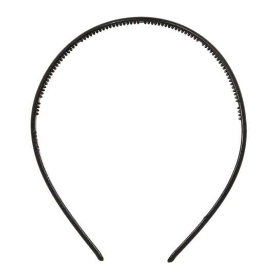 Schmales schwarzes Stirnband