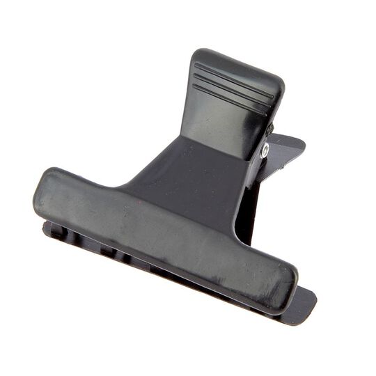 Einfache Krokodilklemme schwarz 5,5 cm