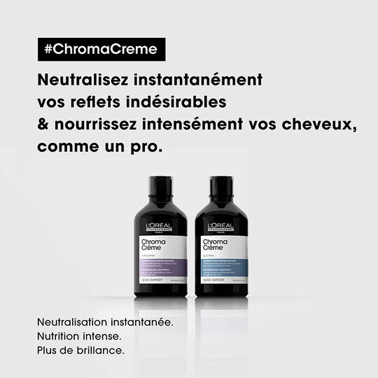 Neutralisierendes Shampoo f&uuml;r braunes Haar Chroma Cr&egrave;me bleu