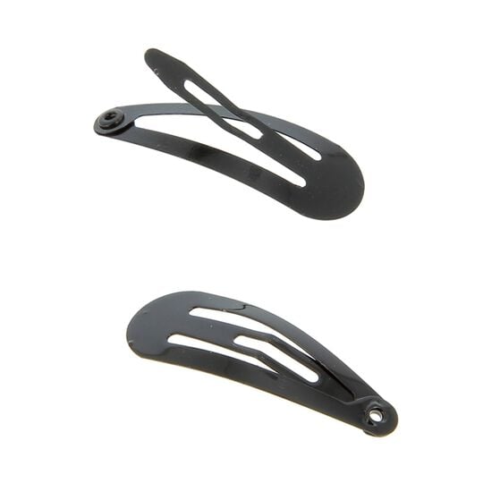 Schwarze Haarklammern PM