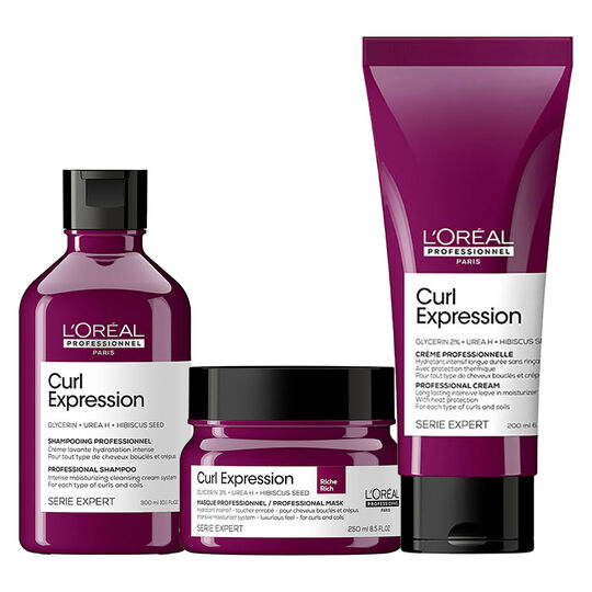 Die intensive Feuchtigkeitspflege-Routine Curl Expression