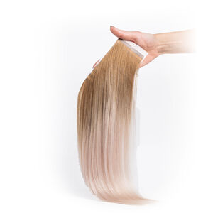 Tape In Extensions Ombre Echthaar 40cm 8/Silber