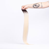 Tape In Extensions Invisible Echthaar 55cm Ascheplatte