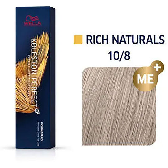 Permanente Haarfarbe Koleston Perfect Me+ 10/8 Sehr Sehr Hellblond Perlmutt