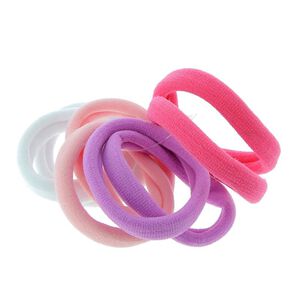 Set mit Schaumstoffgummib&auml;ndern wei&szlig; rosa violett