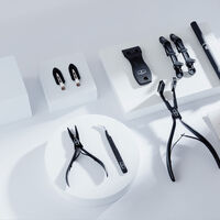 Nahtlose Haarspangen schwarz 2 Stk