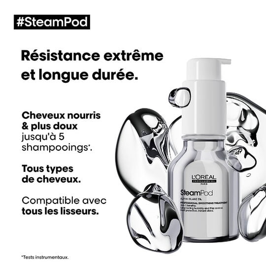 Professionelle 3-in-1-Gl&auml;ttungsbehandlung SteamPod