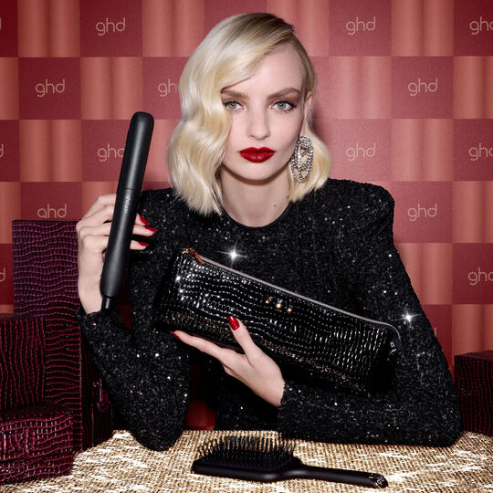 Exklusives Gold-Gl&auml;tteisen-Set