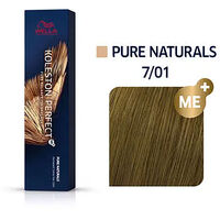 Permanente Haarfarbe Koleston Perfect Me+ 7/01 Blond Natur Asch