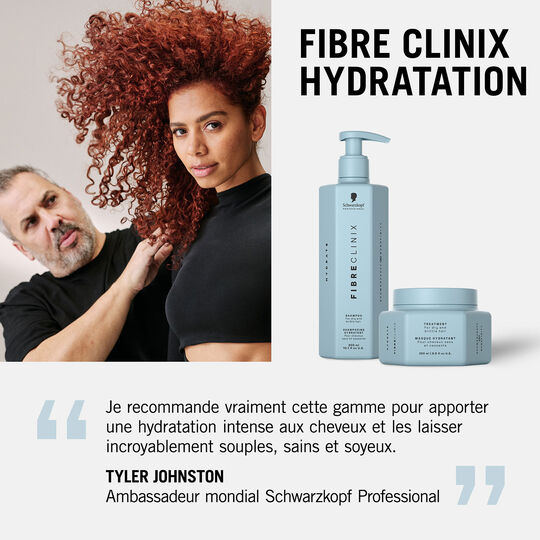 Feuchtigkeitsspendendes Shampoo Fibre Clinix