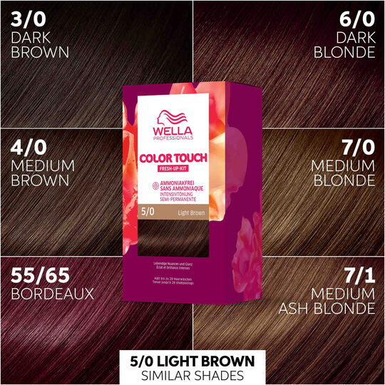 Color Touch Fresh-up-Kit 5/0 Hellkastanienbraun Natur