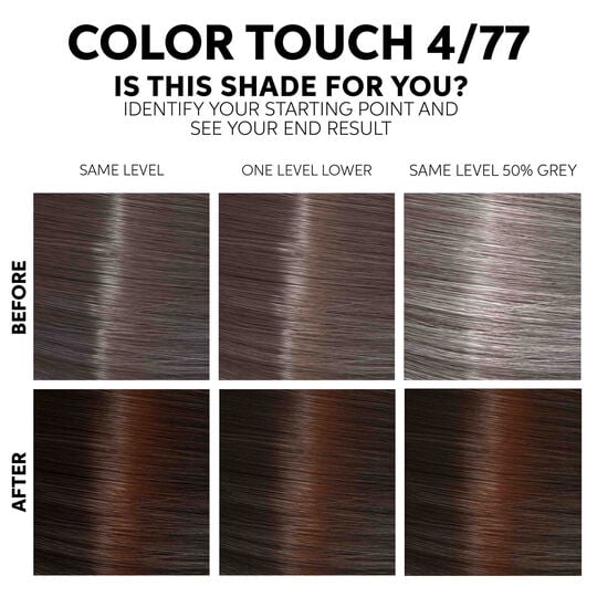 Color Touch Fresh-up-Kit 4/77 Intensives Marron-Kastanienbraun