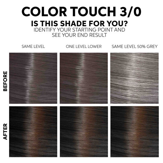 Color Touch Fresh-up-Kit 3/0 Dunkelbraun
