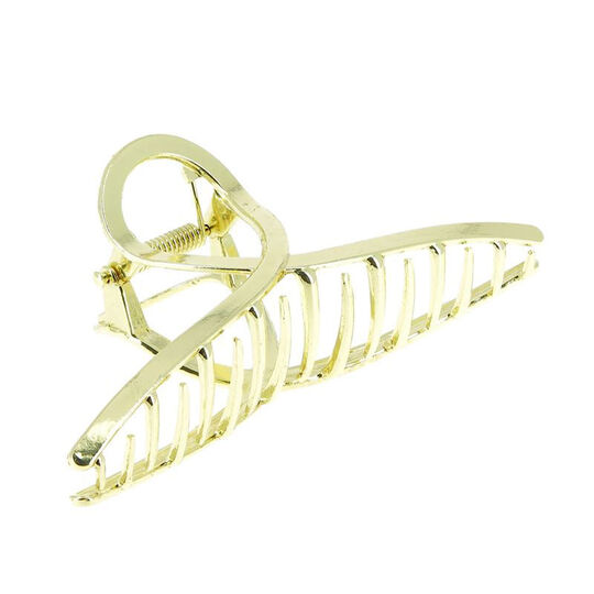 Feine goldene Krokoklemme