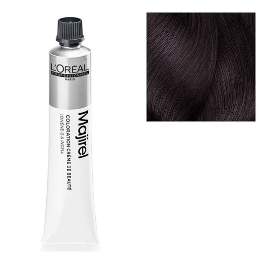 Permanente Haarfarbe Majirel 4.20 Intensiv Violett Kastanienbraun