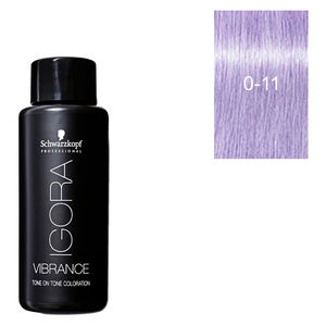 Halbpermanente Haarfarbe Igora Vibrance 0-11 Asch-Booster