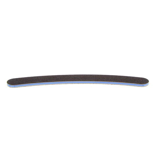 Schwarze Bananenfeile f&uuml;r nat&uuml;rliche N&auml;gel 100/180 : Mittleres / Feinkorn