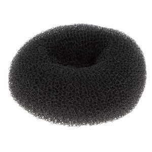Donut f&uuml;r Hochsteckfrisuren, 6 cm Schwarz