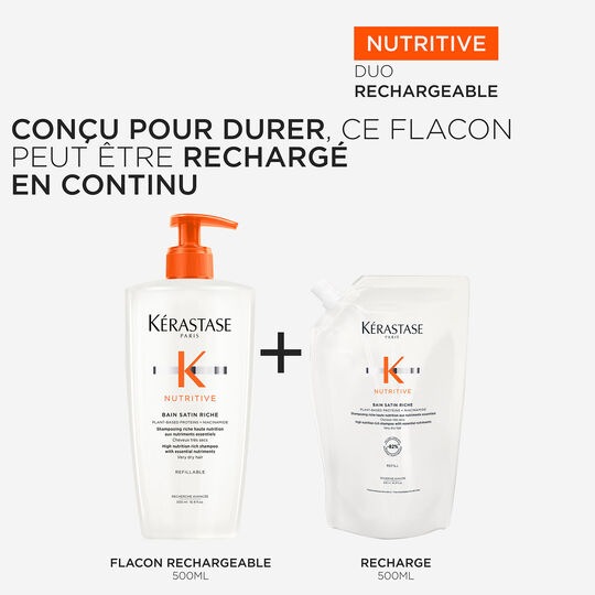 Bain satin riche Nutritive Nachf&uuml;llpackung 500 ml