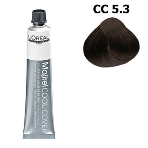 Neutralisierende Haarfarbe Majirel Cool Cover 5.3 hellbraun-gold-beige