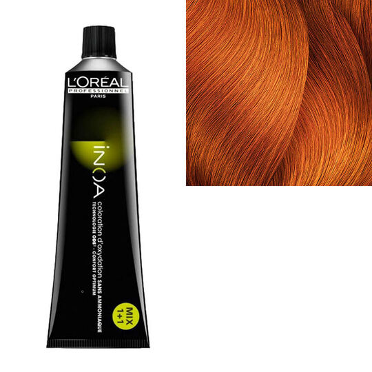 Inoa Haarfarbe ohne Ammoniak 7.44 Blond Tief Kupfer