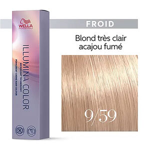 Illumina Color 9/59 Sehrhellblond Mahagoni Rauch