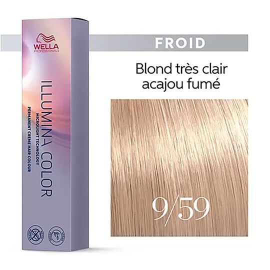 Illumina Color 9/59 Sehrhellblond Mahagoni Rauch